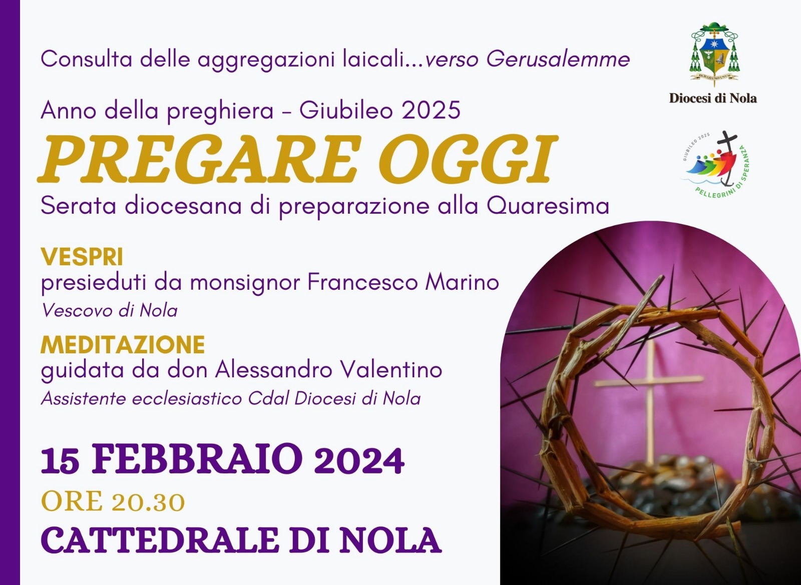 Cdal Nola Quaresima Giubileo 2025