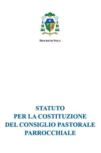 Statuto del Consiglio pastorale parrocchiale