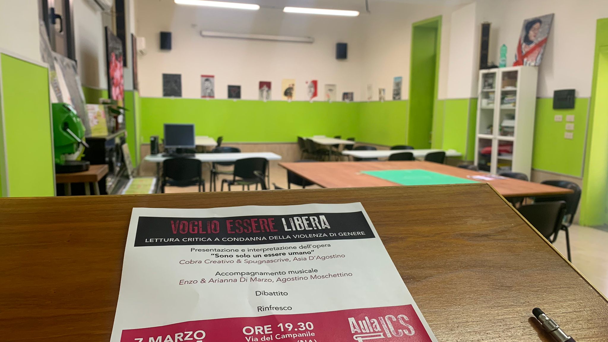 A Marigliano una serata di lettura critica a condanna della violenza di genere