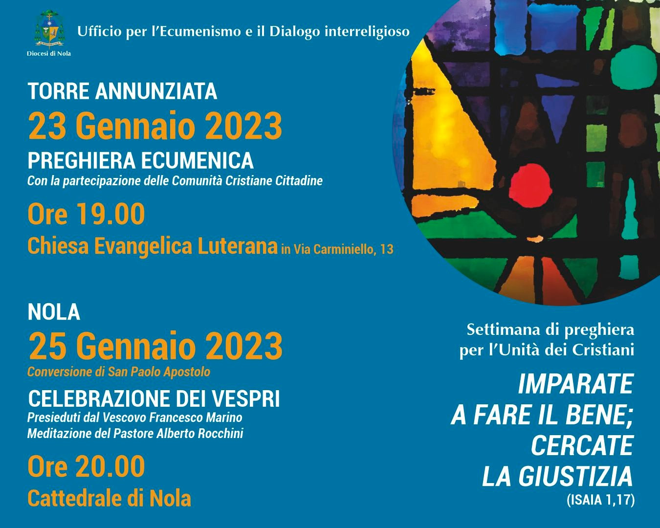 In preghiera per l'unità dei cristiani