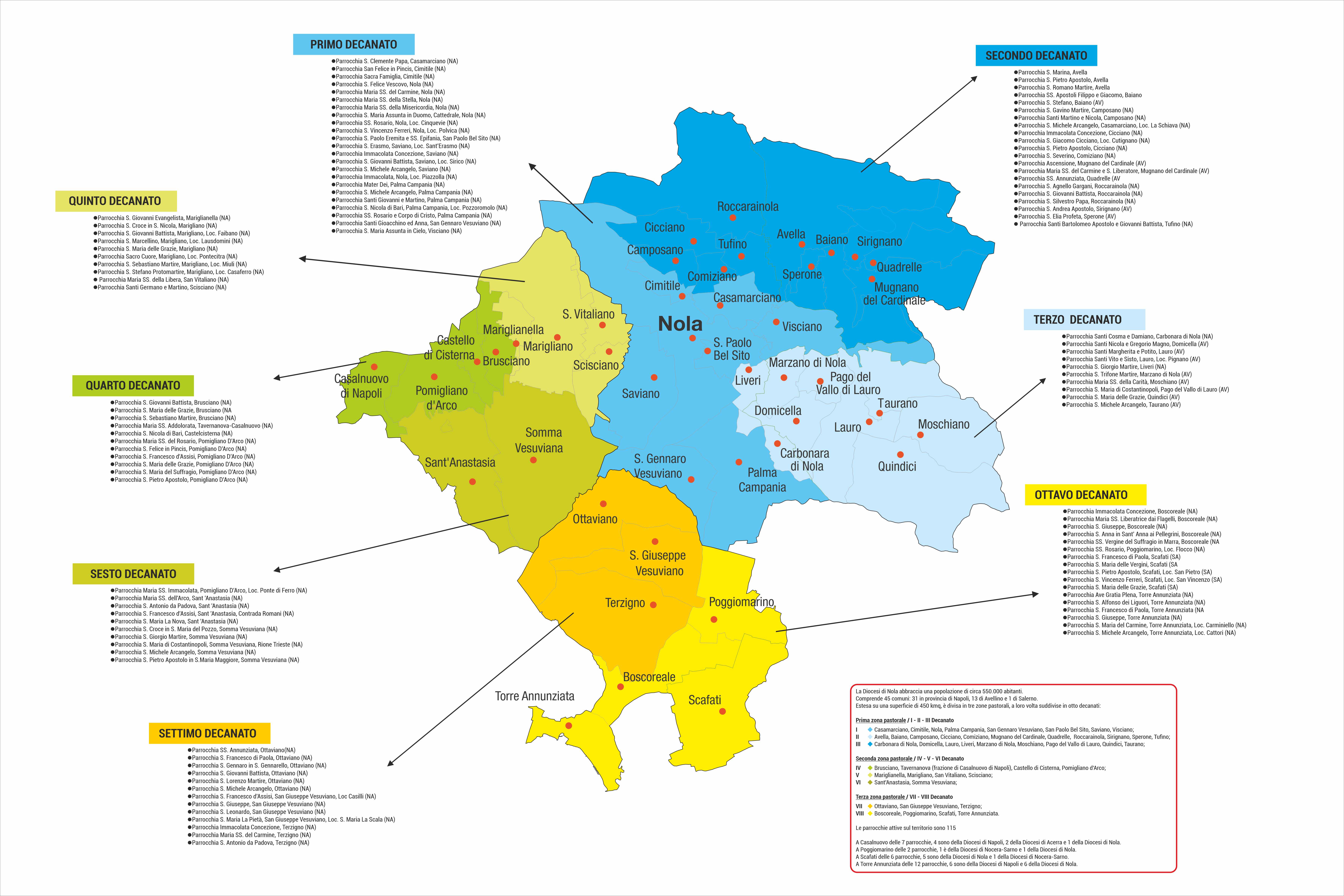 Diocesi di Nola La mappa