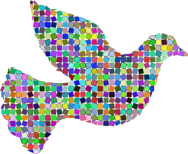 Adulti e bambini scattano per la Pace