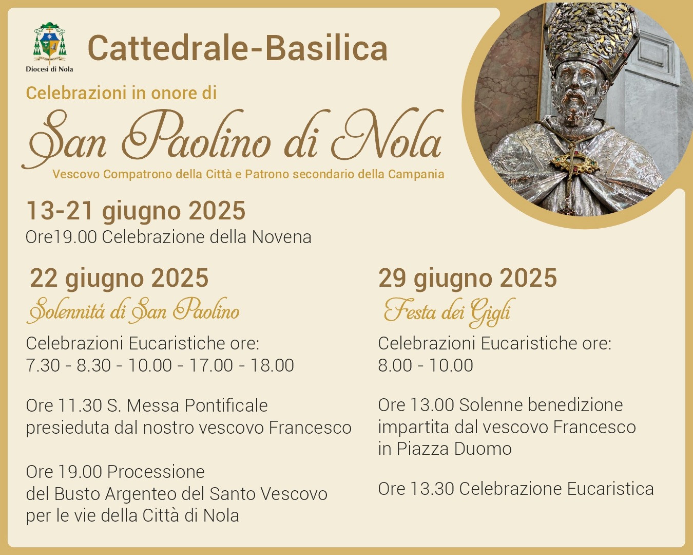 Solennità di San Paolino di Nola
