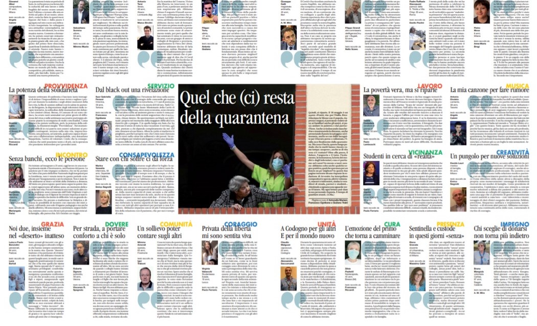 Quel che ci resta della quarantena. Parte 1